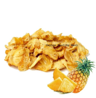 25kg+ Pineapple Fruit Slices Dried 100% Organic Pure Dehydrated Rings Ceylon Fruits